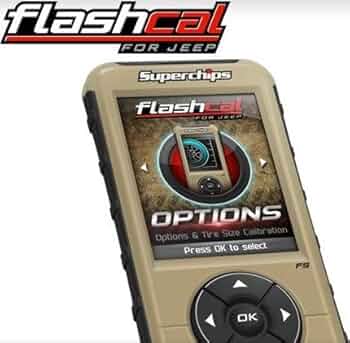 【未使用】Superchips Flashcal for Jeep SUPERCHIPS FLASHCAL F5 IN-CAB TUNER,GASOLINE,COMPATIBLE WITH 2007